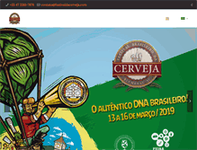 Tablet Screenshot of festivaldacerveja.com